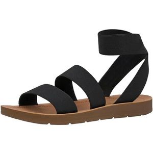 CUSHIONAIRE Women's Indego Stretch Sandal